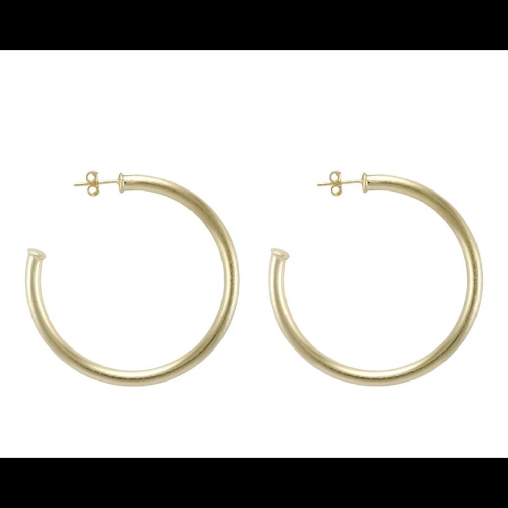 sheila fajl gold hoop earrings